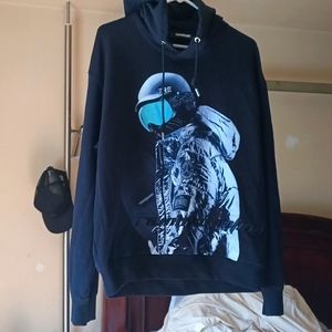 Trendiano black hoodie rainbow nation official Skywalker explore the mystery